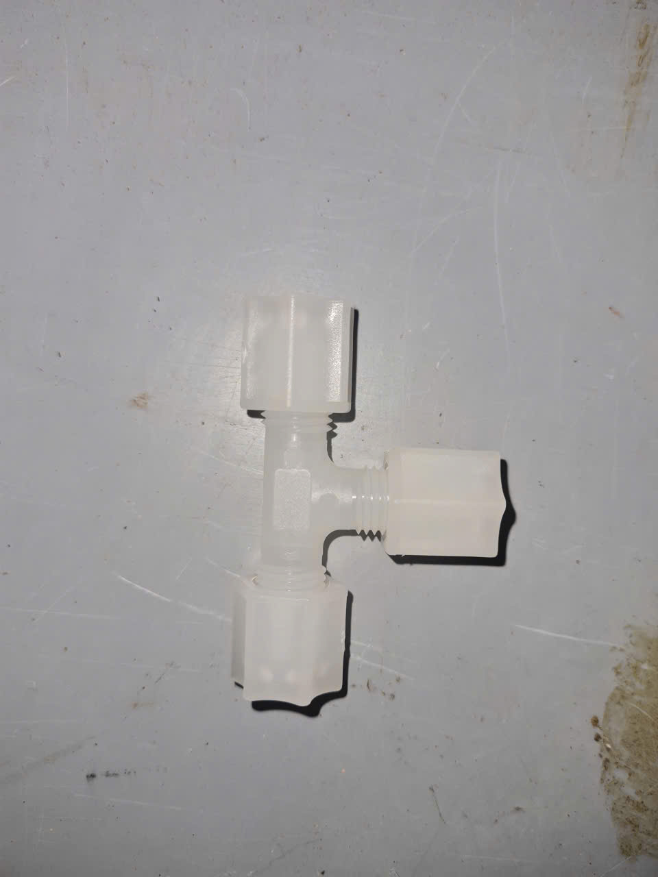 Tee connecter OD6mm, PVD (Khớp nối chữ T nhựa PVDF, kích thước 6mm)